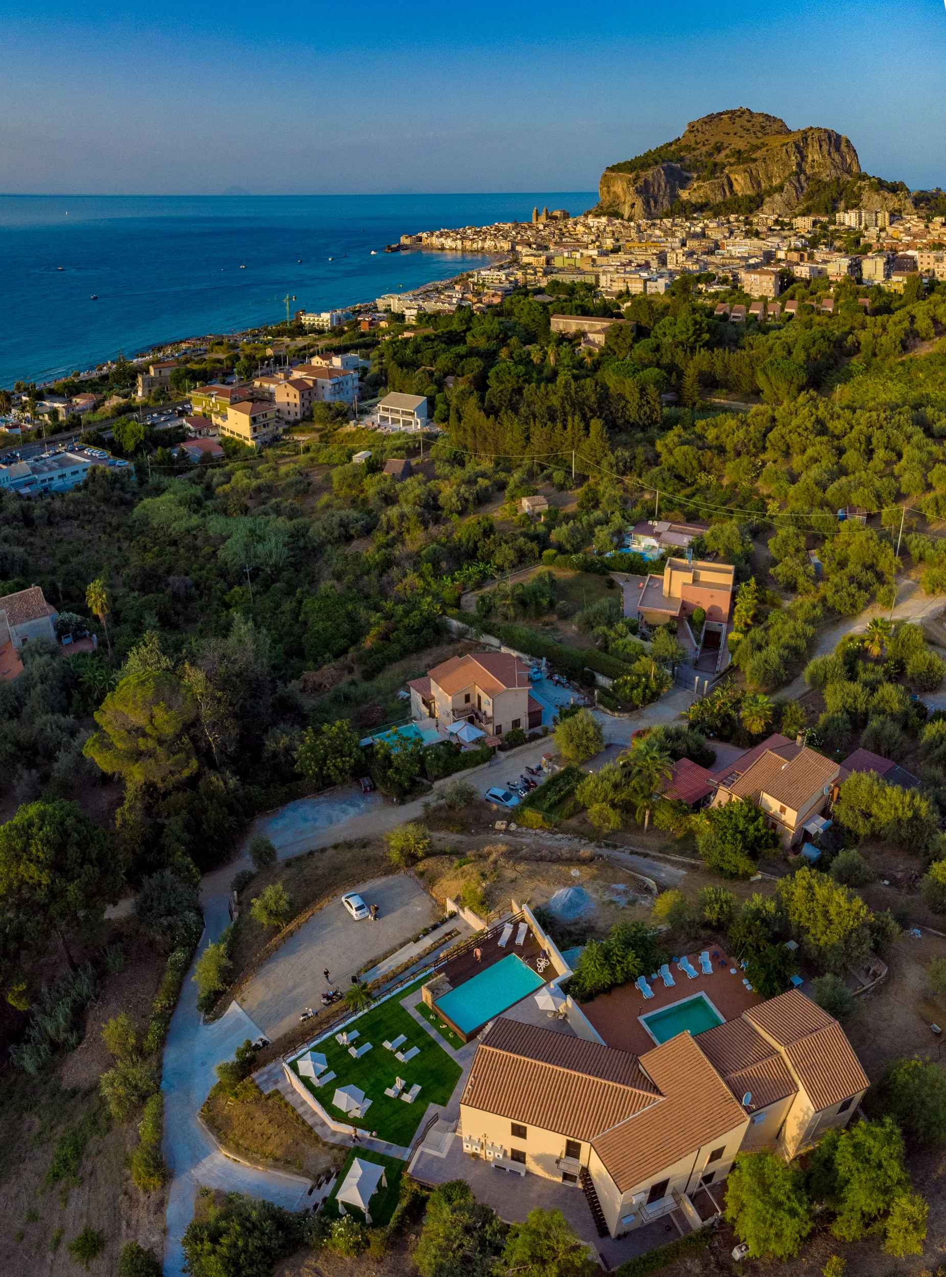 Landscape drone cefalu